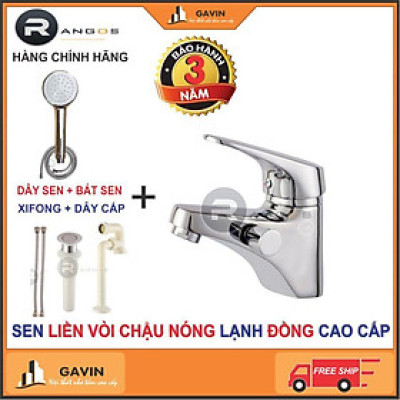 Bộ sen liền vòi nóng lạnh Rangos RG-SLV04
