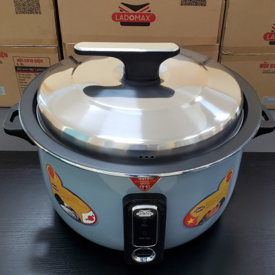 Nồi cơm điện công nghiệp 4.2L Ladomax công nghệ Nhật, có vỉ inox chống cơm cháy, mâm nhiệt oxi hóa cứng chống teo-Hàng chính hãng