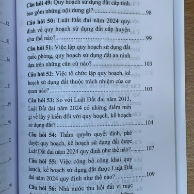 200 câu hỏi và trả lời về Luật Đất đai năm 2024