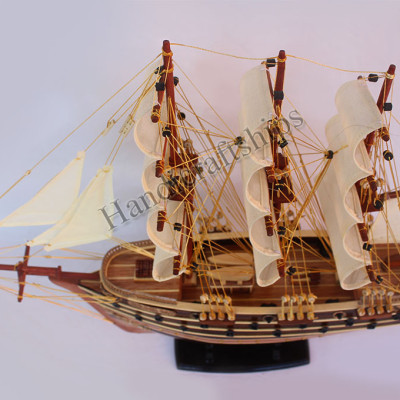 Mô hình thuyền cổ trang trí Napoleon chì (Thân: 40cm)