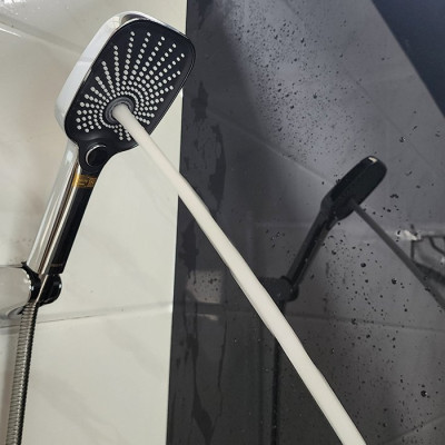 Bộ tay dây sen 3 chức năng chảy, nhựa ABS mạ Chrome Eurolife EL-127SH-T