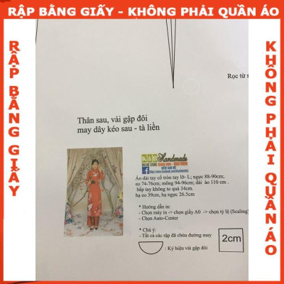 Rập giấy A0 mã R258 (BẢN VẼ)