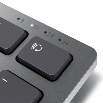 Bàn Phím Không Dây Dell KB700 2.4GHz/Bluetooth - Hàng Chính Hãng