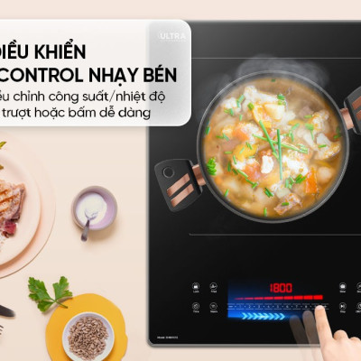 BẾP ĐÔI ĐIỆN TỪ SUNHOUSE SHB81012 - Hàng Chính Hãng