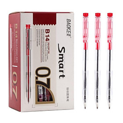 Bút Bị Bấm Ngòi 0.7mm, Hộp 48 CÂY-BAOKE/B14