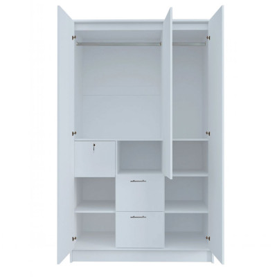 Tủ đựng quần áo thanh lịch bằng gỗ SMLIFE Concord