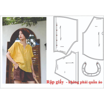 Rập giấy A0 mã 346 - rập áo(không phải quần áo)