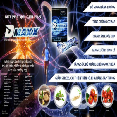 DMAXX thức uống bổ sung vitamin năng lượng có đường DAMODE 86 gói màu xanh mỗi gói 22gr