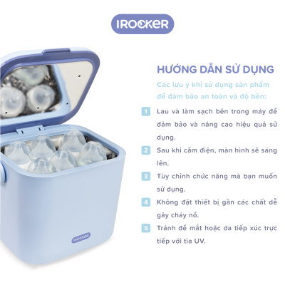 Máy tiệt trùng và sấy khô bình sữa sử dụng tia UV di động - ST 002