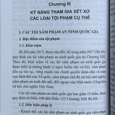 Kỹ năng nghiệp vụ hội thẩm dung trong xét xử các vụ án hình sự (Tái bản lần thứ nhất)