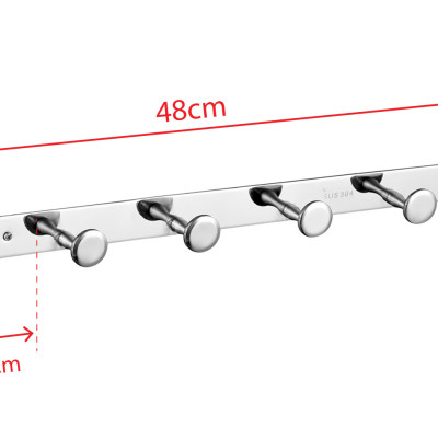 Móc Áo 6 Chấu Inox 304 Yamato MA03-6