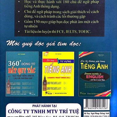 Sổ Tay Ngữ Pháp Tiếng Anh Thực Hành