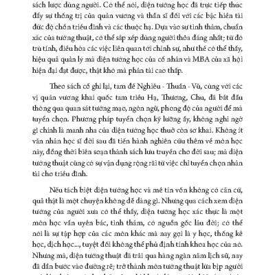 Đồ Giải Xem Tướng Biết Người - Cẩm Năng Quản Lý Nguồn Nhân Lực - Bìa Cứng (Tái Bản 2024)
