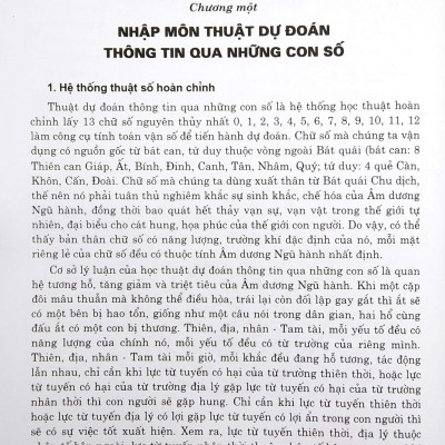 Lập Quẻ Bằng Con Số (Tái Bản)