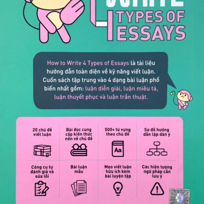 How To Write 4 Types Of Essays - Từng Bước Làm Quen Với Viết Luận Tiếng Anh
