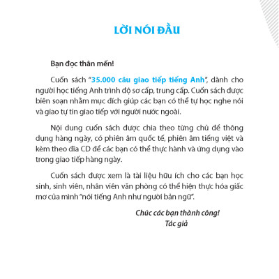 The Langmaster - 35000 Câu Giao Tiếp Tiếng Anh (Tái Bản)