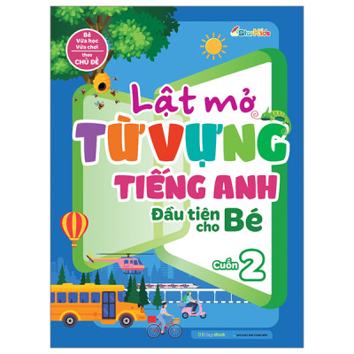Combo Lật mở từ vựng Tiếng Anh đầu tiên cho bé (3 Cuốn)
