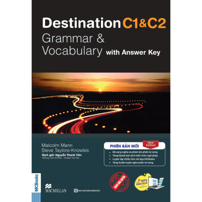 Sách - Giáo Trình Destination C1&C2 (Kèm Đáp Án) Phiên bản mới + Audio phần nghe - MC