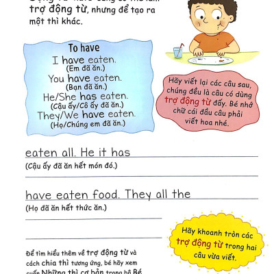 Bé Học Ngữ Pháp Tiếng Anh: Động Từ
