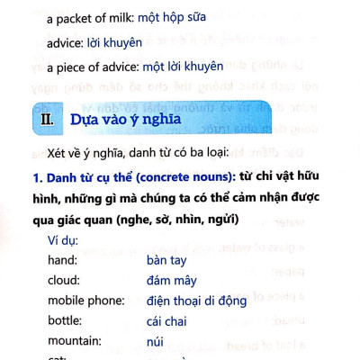 Danh Từ Trong Tiếng Anh