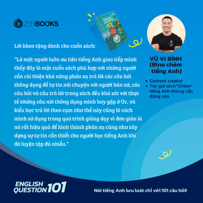 Sách - ENGLISH QUESTION 101: Lộ Trình Học Giao Tiếp Qua Q&A