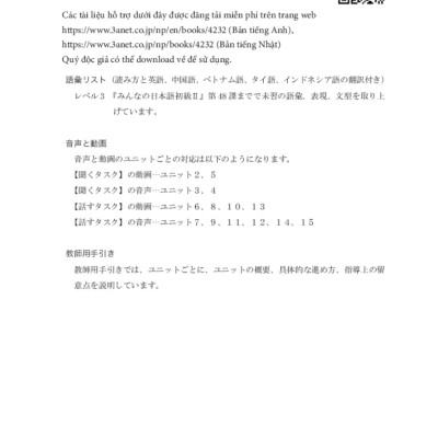 Tiếng Nhật Cho Mọi Người - Sơ Cấp 2 - Tiếng Nhật Tại Hiện Trường Làm Việc - Phần Ứng Dụng _TRE