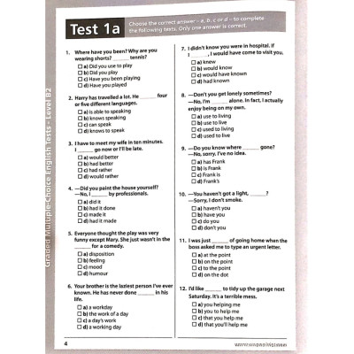 Graded Multiple - Choice English Test Level B2 (Không CD)