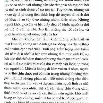 Nỗi Lo Âu Về Địa Vị (Tái Bản 2020)