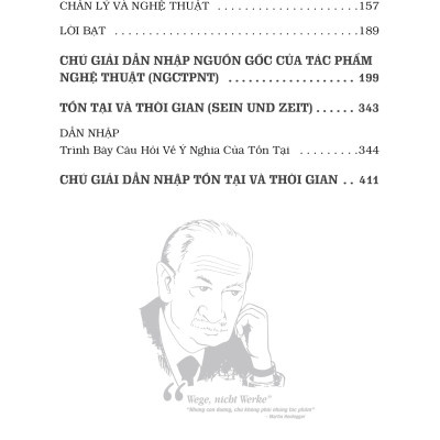 MARTIN HEIDEGGER - Vật, Xây Ở Suy Tư, Nguồn Gốc Của Tác Phẩm Nghệ Thuật, Tồn Tại và Thời Gian