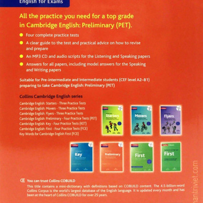Collins Cambridge EnglishPreliminary - Kèm CD