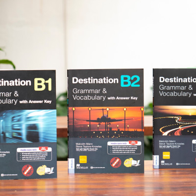 Combo 2 Cuốn Sách Destination B1 & B2 Grammar and Vocabulary Kèm Đáp Án