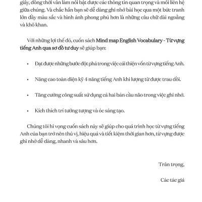 Mind Map English Vocabulary - Từ Vựng Tiếng Anh Qua Sơ Đồ Tư Duy