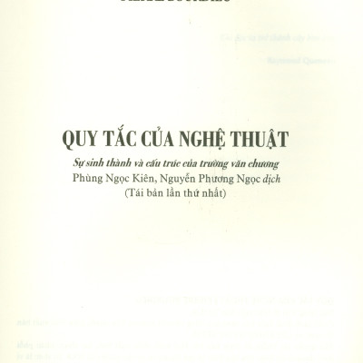 QUY TẮC CỦA NGHỆ THUẬT (tái bản 2022) – PIERRE BOURDIEU – NXB Tri Thức