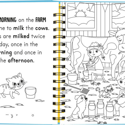 Sách thiếu nhi Tiếng Anh: Moo and Baa - Farm