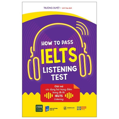 Combo 2 cuốn: How To Pass IELTS Listening Test + IELTS No Vocab - No Worries!