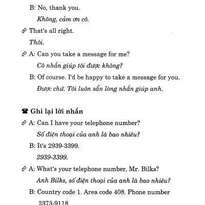 Tiếng Anh Qua Điện Thoại - Kèm CD