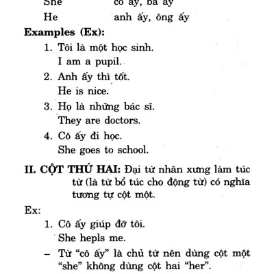 Chìa Khóa Văn Phạm Tiếng Anh (Sách Bỏ Túi)