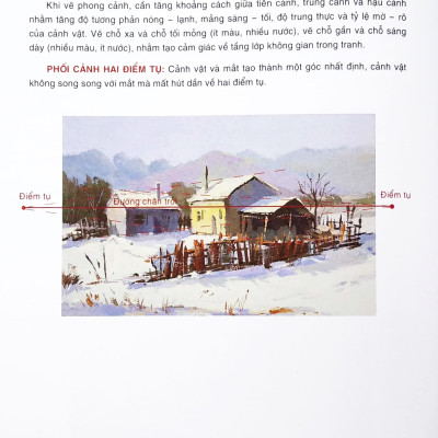 Bí Quyết Hội Họa - Vẽ Tranh Phong Cảnh ( Tái Bản 2022)