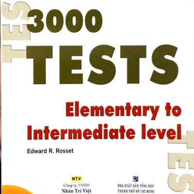 3000 Tests Elementary To Intermediate (Không CD)