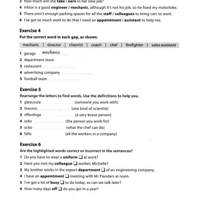 Work On Your Vocabulary A2 - Pre-Intermediate (Tái Bản)