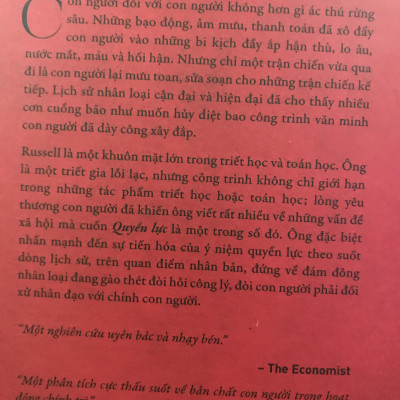 QUYỀN LỰC - BERTRAND RUSSELL (BÌA CỨNG)