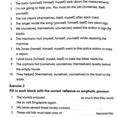  Graded Grammar Exercises 6