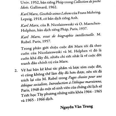 Hành Trình Tri Thức Của Karl Marx