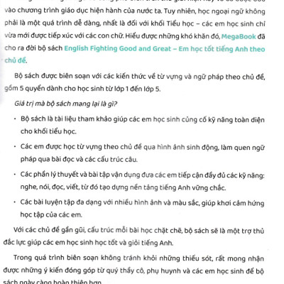 English Fighting Good And Great - Em Học Tốt Tiếng Anh Theo Chủ Đề 5 - MEGABOOK