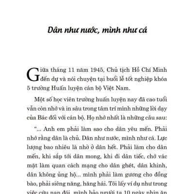 Di Sản Hồ Chí Minh - Khắc Sâu Lời Bác