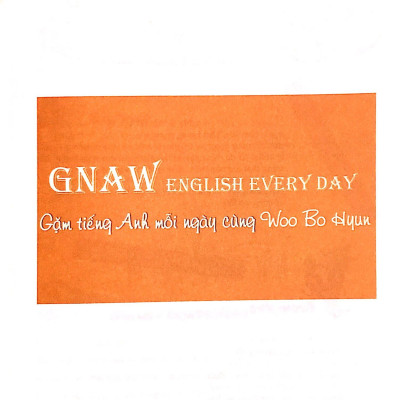 Gặm tiếng anh mỗi ngày cùng Woo Bo Hyun 