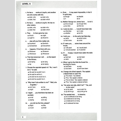 2000 Tests Advanced Level (Không CD)