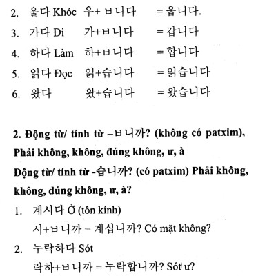 300 Cấu Trúc Ngữ Pháp Cơ Bản Tiếng Hàn