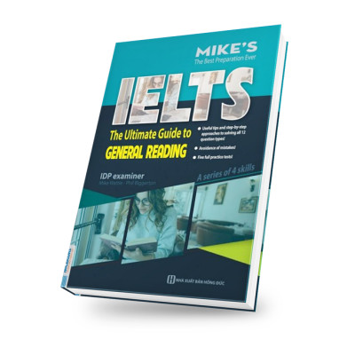 (Bộ 4 cuốn) IELTS LISTENING, IELTS WRITING, IELTS READING ACADEMIC, IELTS READING GENERAL – Mike – BizBooks