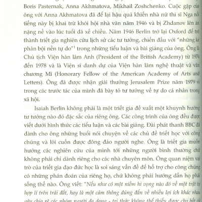 Tất Định Luận Và Tự Do Lựa Chọn (Bản bìa mềm) - Isaiah Berlin 